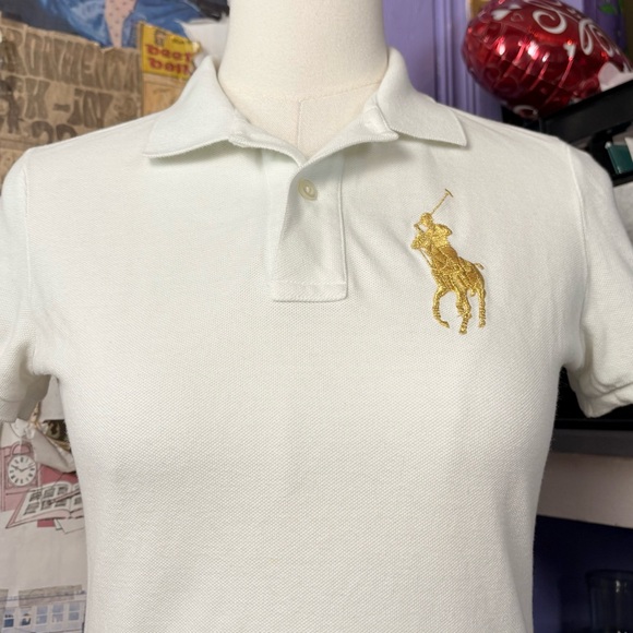 Ralph Lauren The Skinny Polo White Polo Shirt - Picture 2 of 6